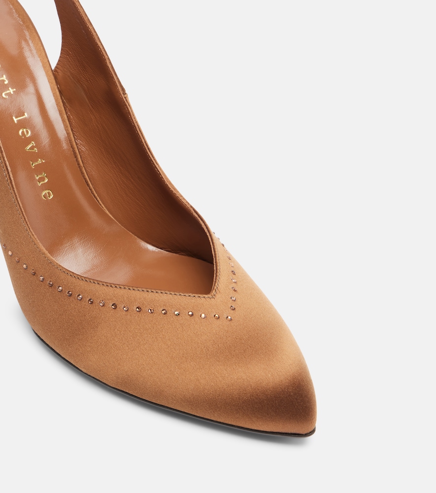  Herbert Levine Herbert Levine Slingback-pumps Star Dust 95 Aus Satin 