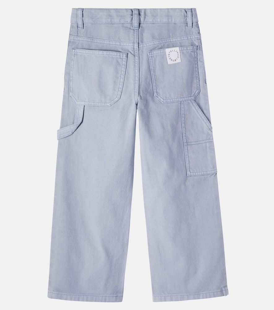  Stella Mccartney Kids Stella Mccartney Kids Cotton Canvas Cargo Pants 