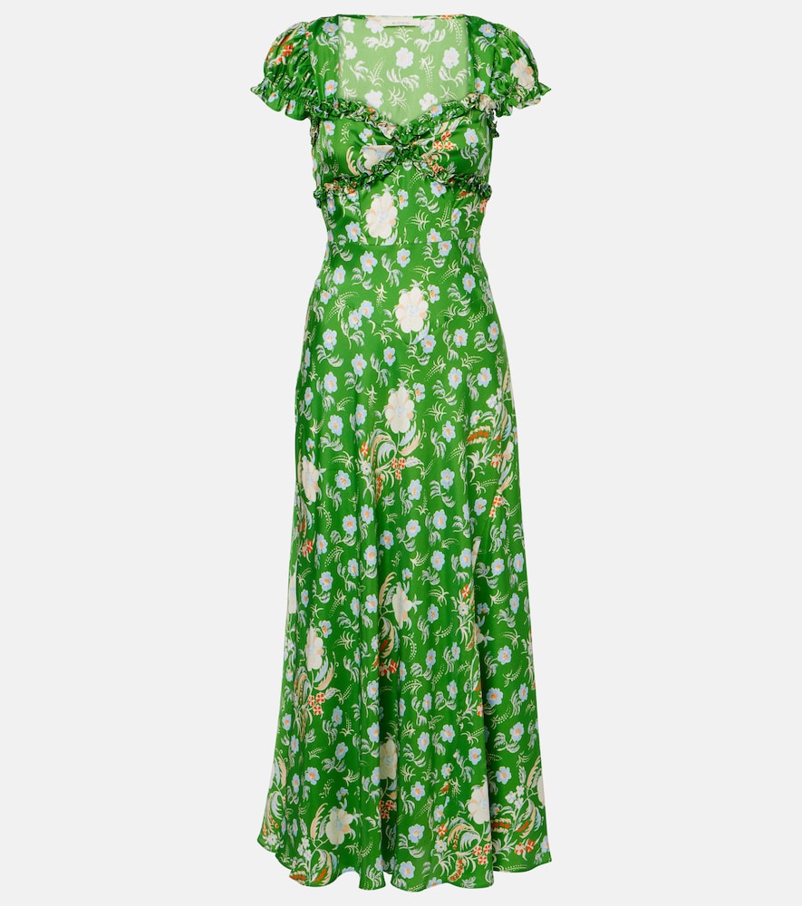 Doen Dôen Valerine floral silk satin maxi dress | Thumbnail 6