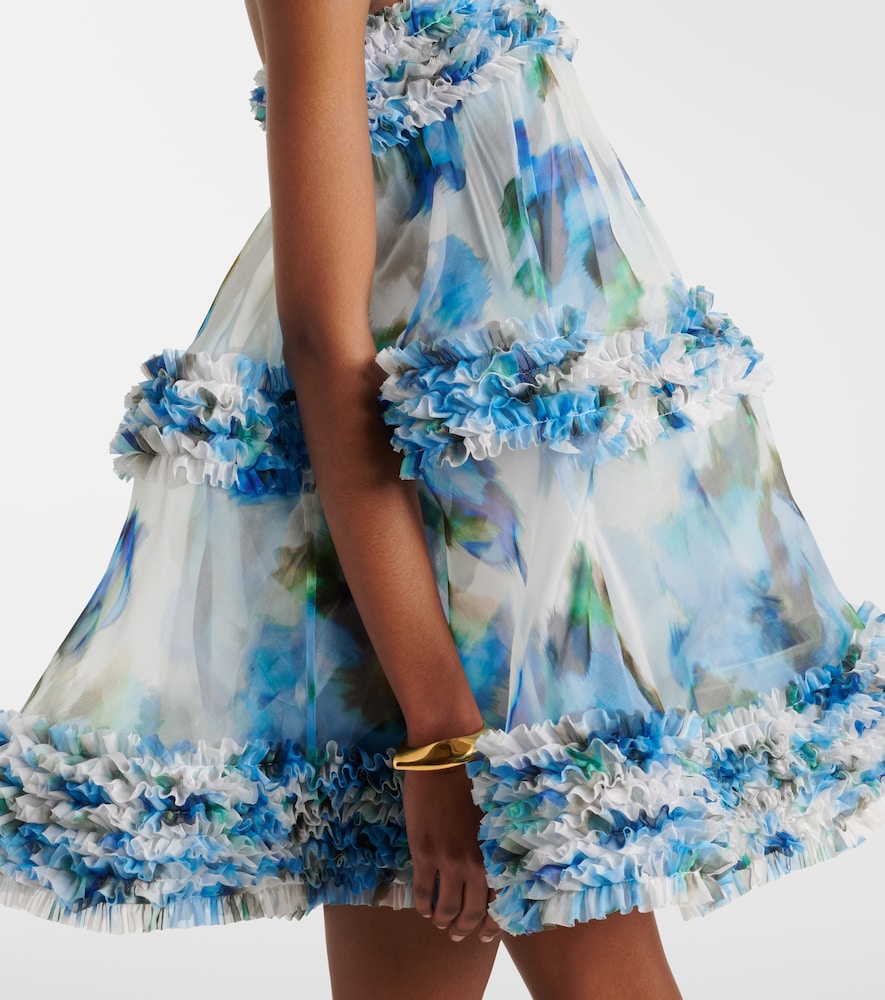  Zimmermann Zimmermann Alchemy Ruffled Silk Organza Minidress 