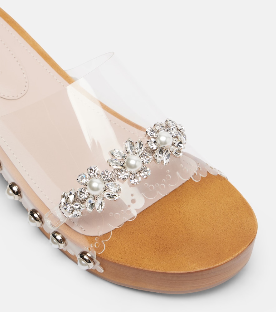 Embellished Pvc Clogs
