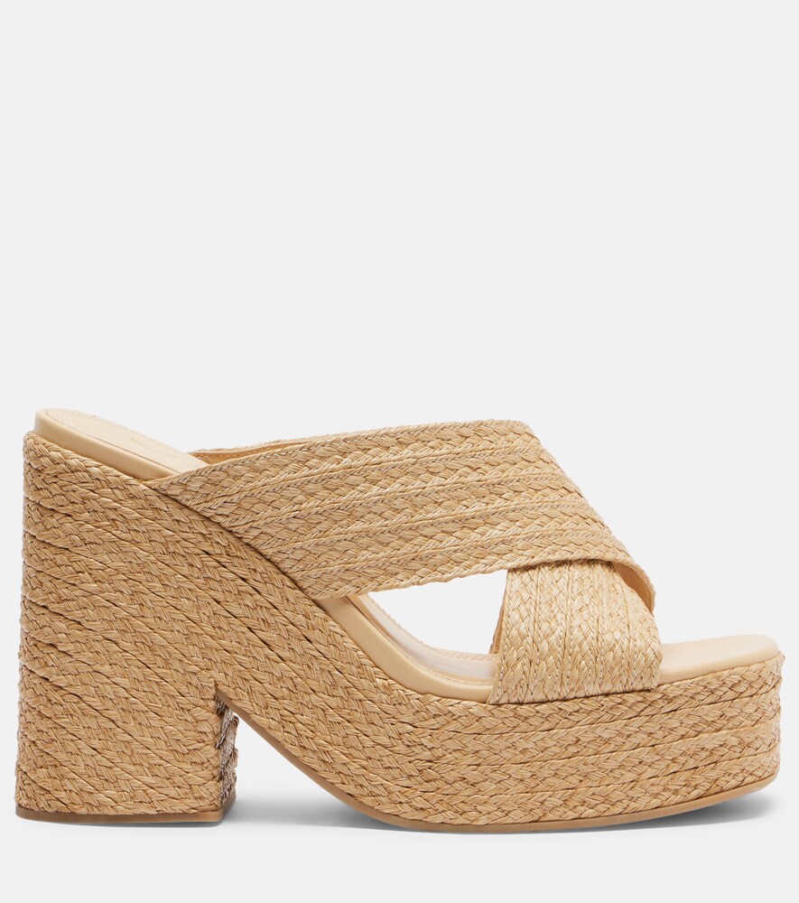 Souliers Martinez Souliers Martinez Garda Raffia Sandals 