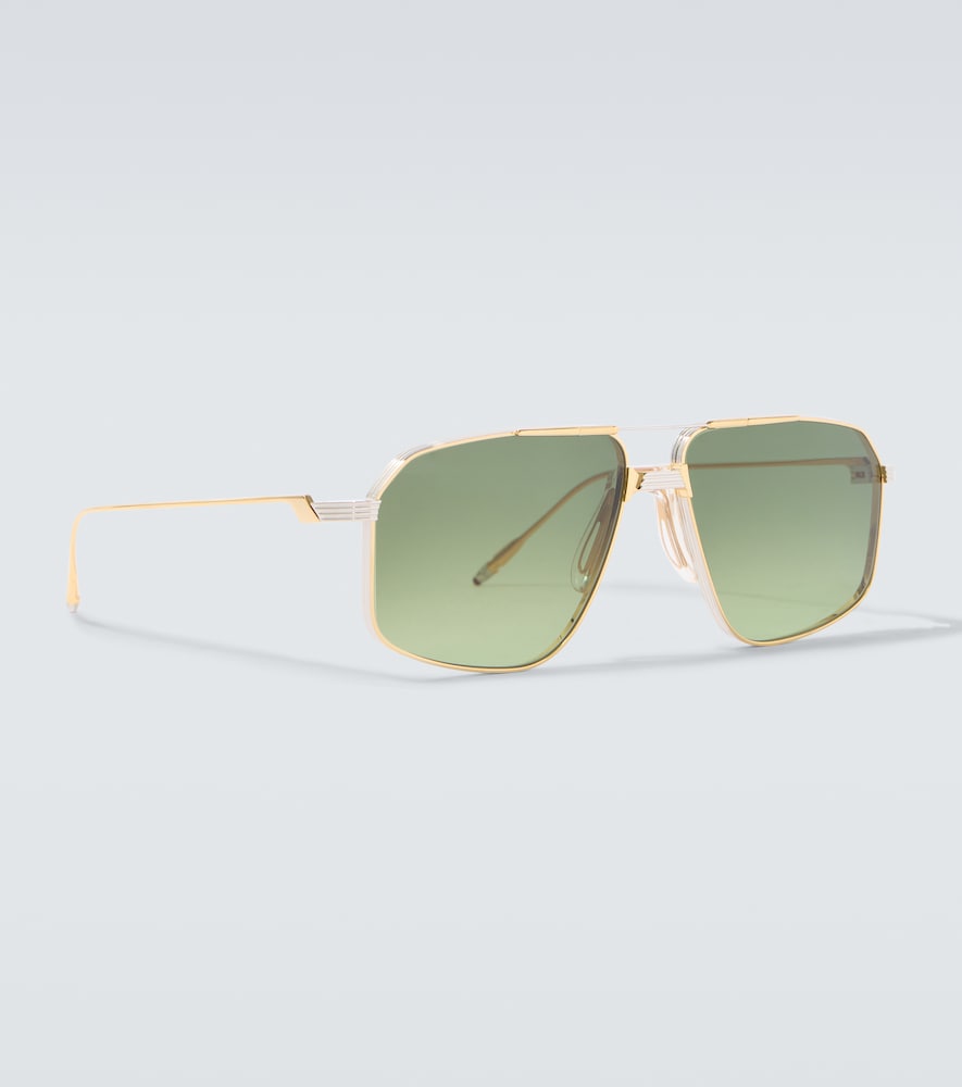  Jacques Marie Mage Jacques Marie Mage Aviator Sunglasses 