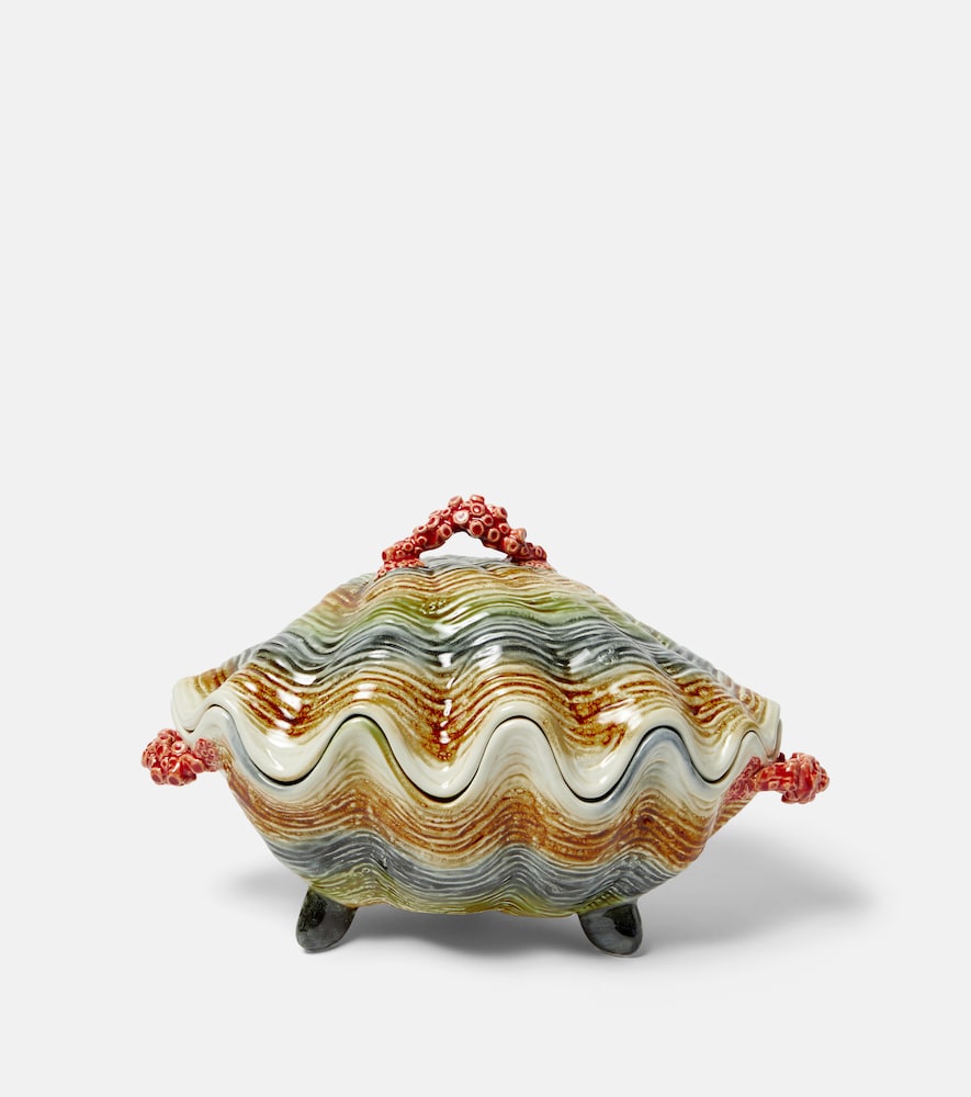 Bordallo Pinheiro Unisex Multicoloured Oyster Earthenware Tureen - Mytheresa