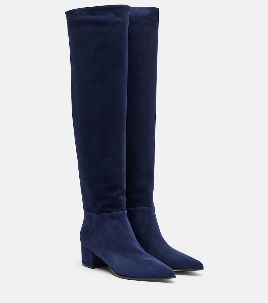 Stiefel aus Veloursleder