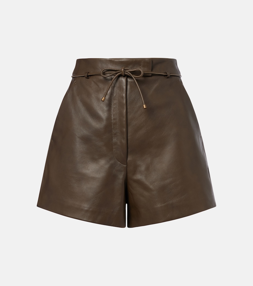 Shorts in pelle