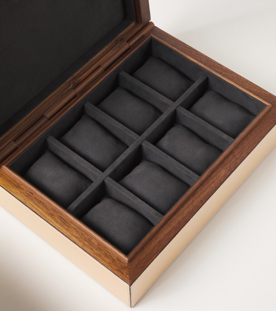  Giobagnara Giobagnara Frank Wood And Leather Watch Box 