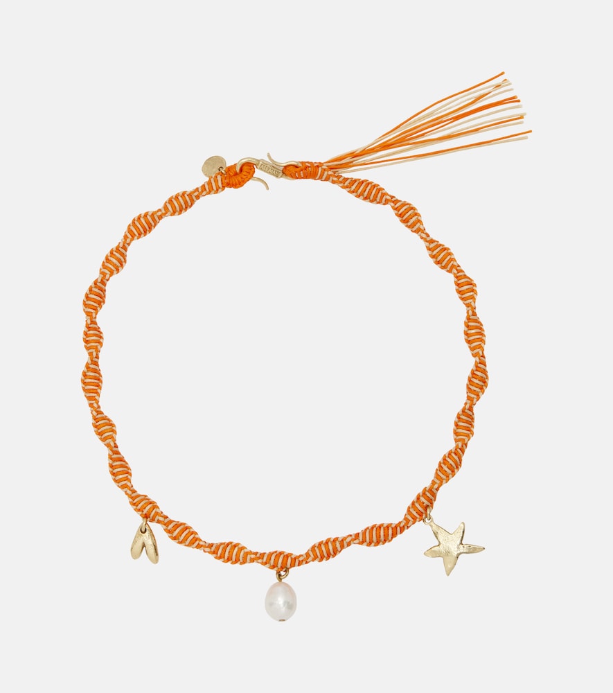 Alemais Alémais Calypso macramé charm necklace