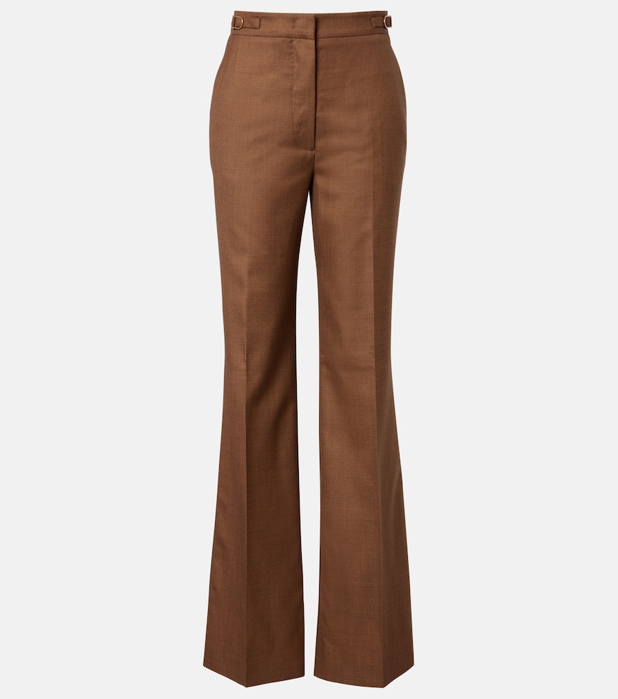 Gabriela Hearst Vesta Wool and Silk Flared Pants by Gabriela Hearst