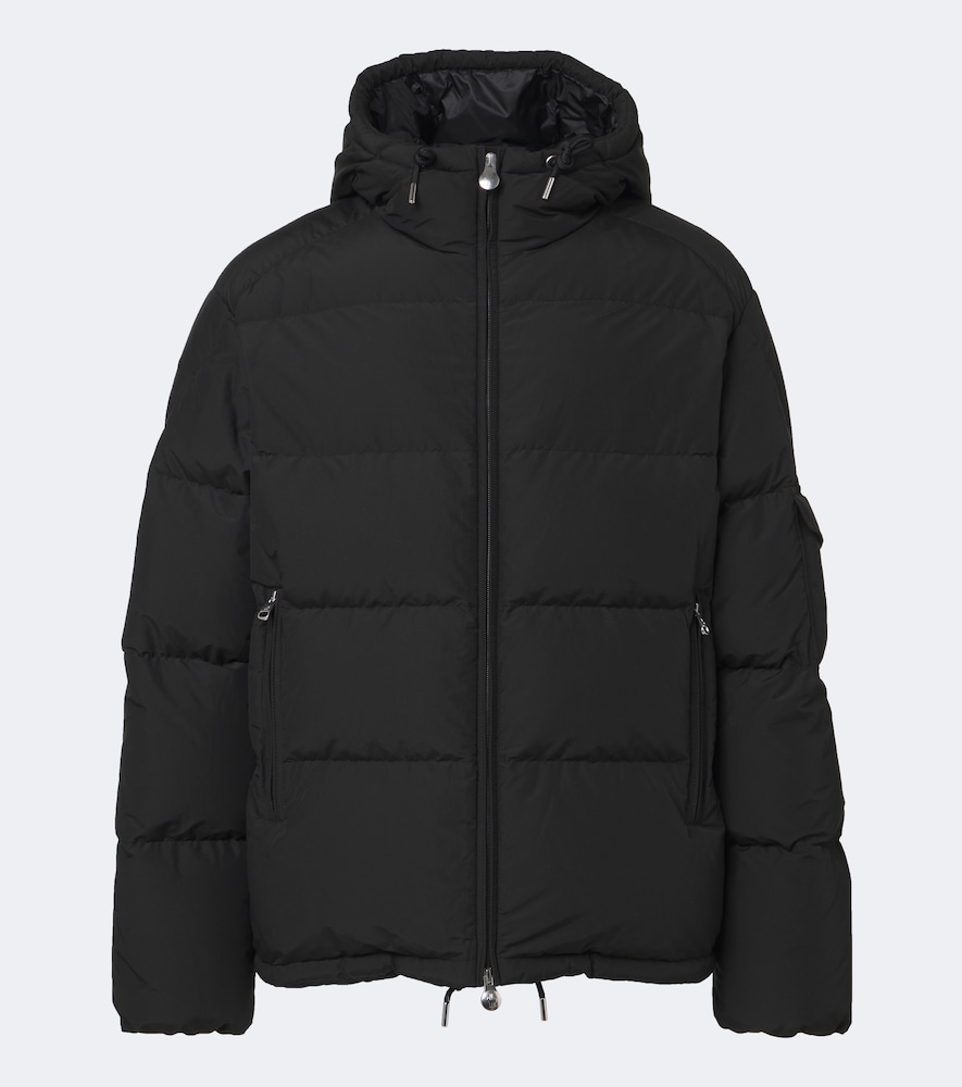 Moncler Men's Black Himalaya Hooded Cotton-Blend Down Jacket UK Size 36 - Mytheresa