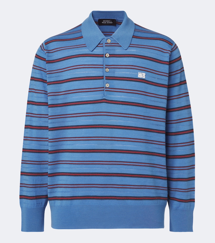 Wales Bonner Polo Beam en laine rayures 795 €
