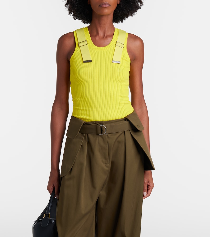  Loewe Loewe Ribbed-knit Cotton-blend Tank Top 