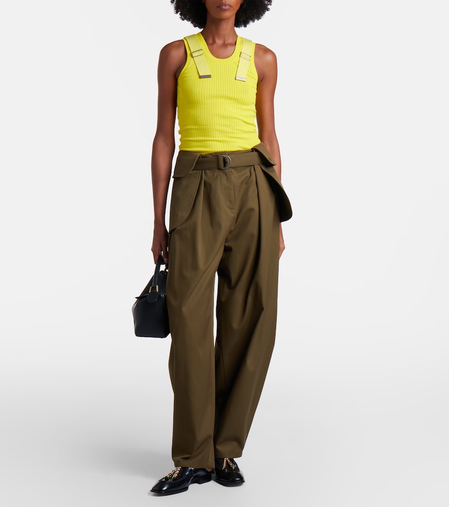  Loewe Loewe Ribbed-knit Cotton-blend Tank Top 