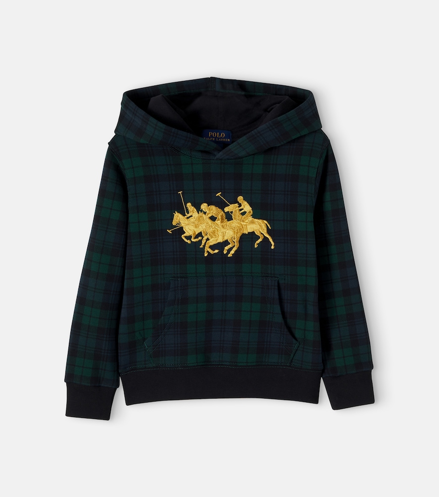 Bestickter Hoodie aus einem Baumwollgemisch
