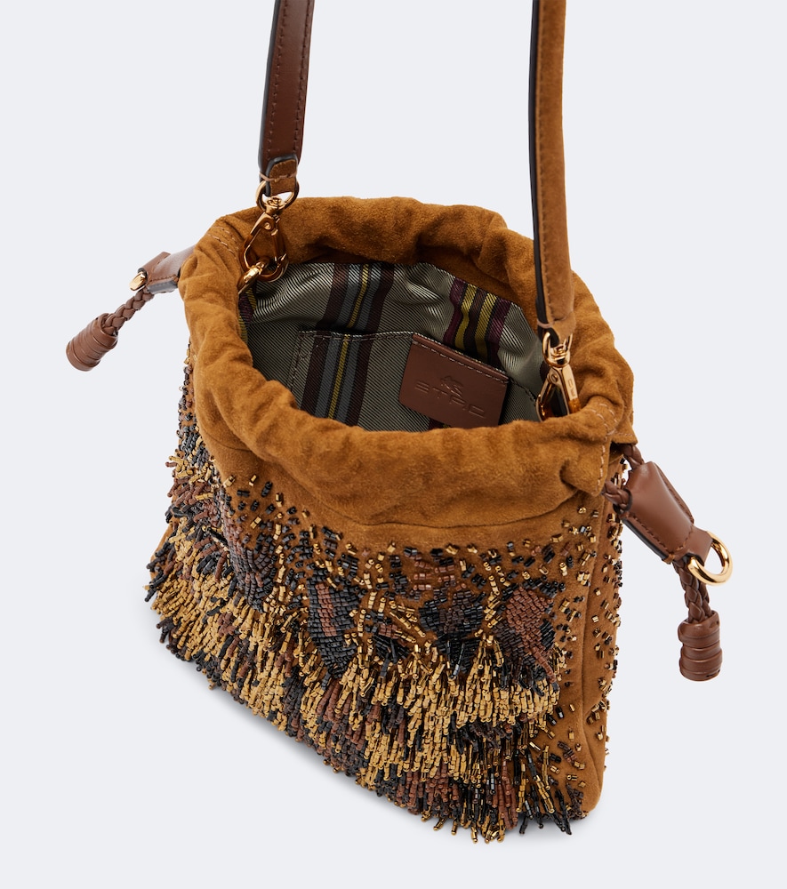 Kalispera Mini Beaded Fringed Shoulder Bag