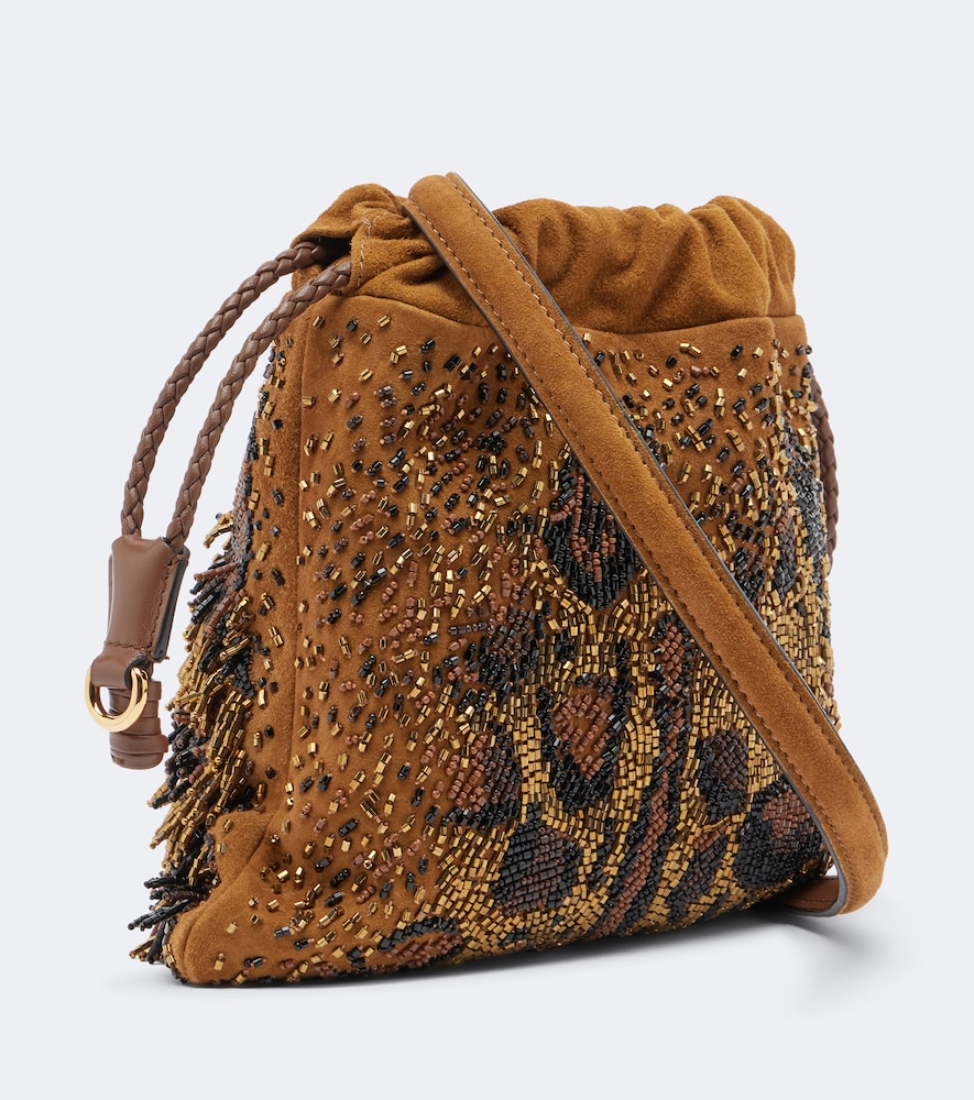 Kalispera Mini Beaded Fringed Shoulder Bag