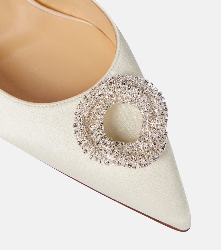  Magda Butrym Magda Butrym Crystal-embellished Satin Pumps 