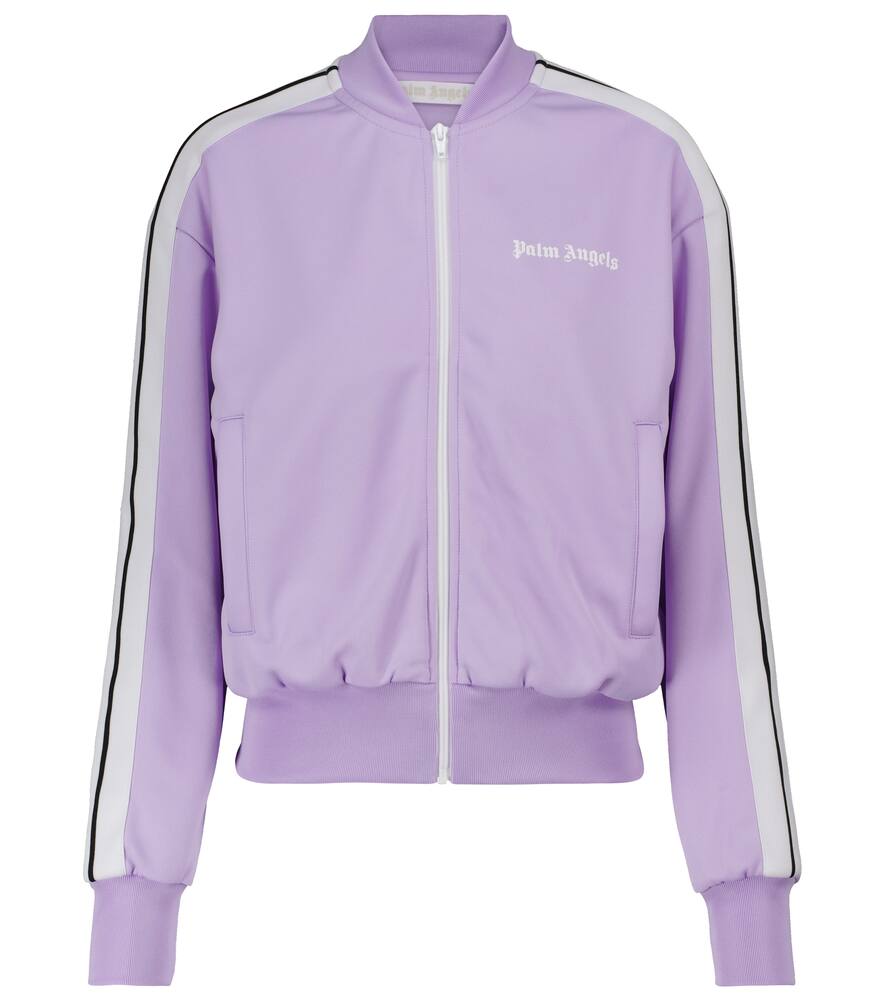 Logo zipped track jacket by Palm Angels