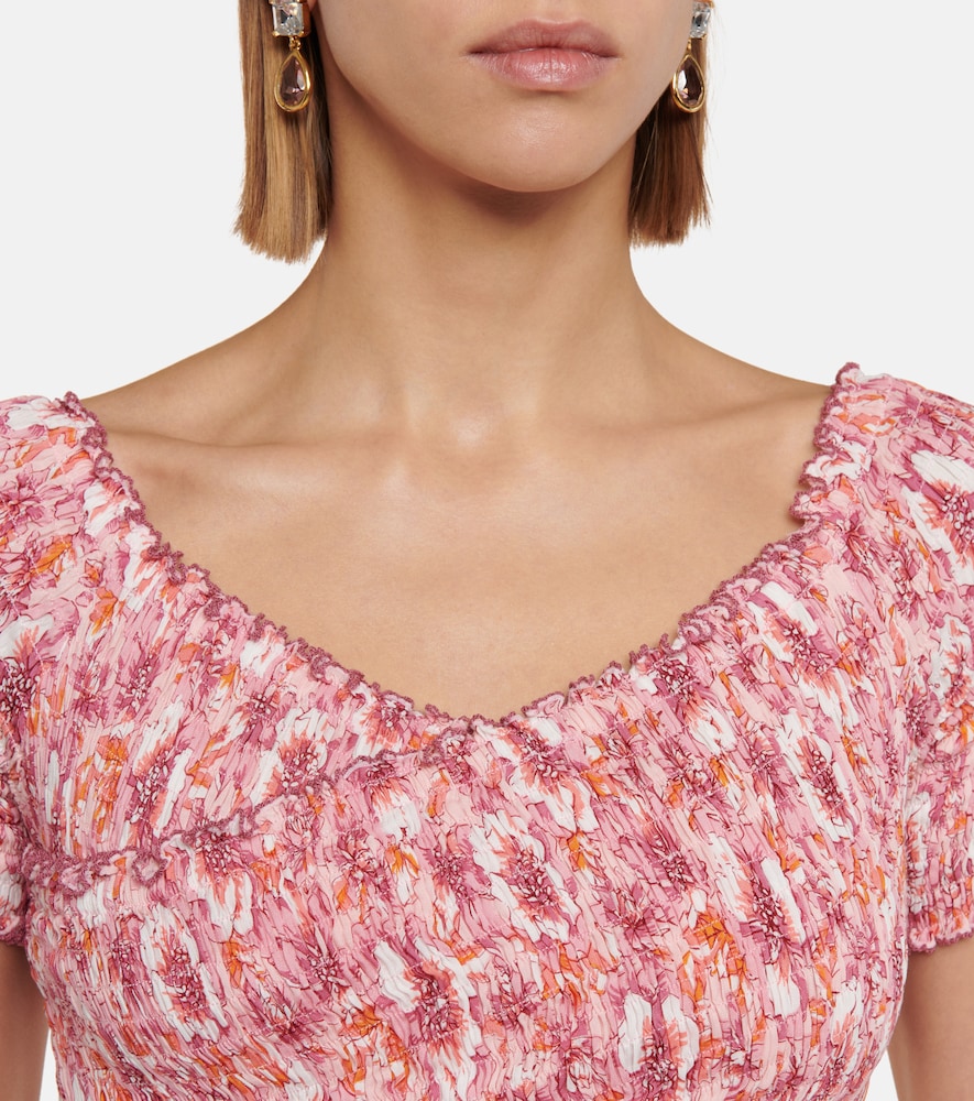  Poupette St Barth Poupette St Barth Bedrucktes Minikleid Soledad 