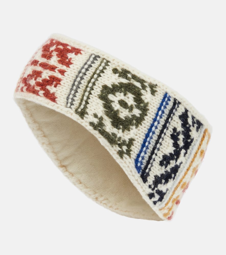 Loro Piana Bernina jacquard cashmere headband