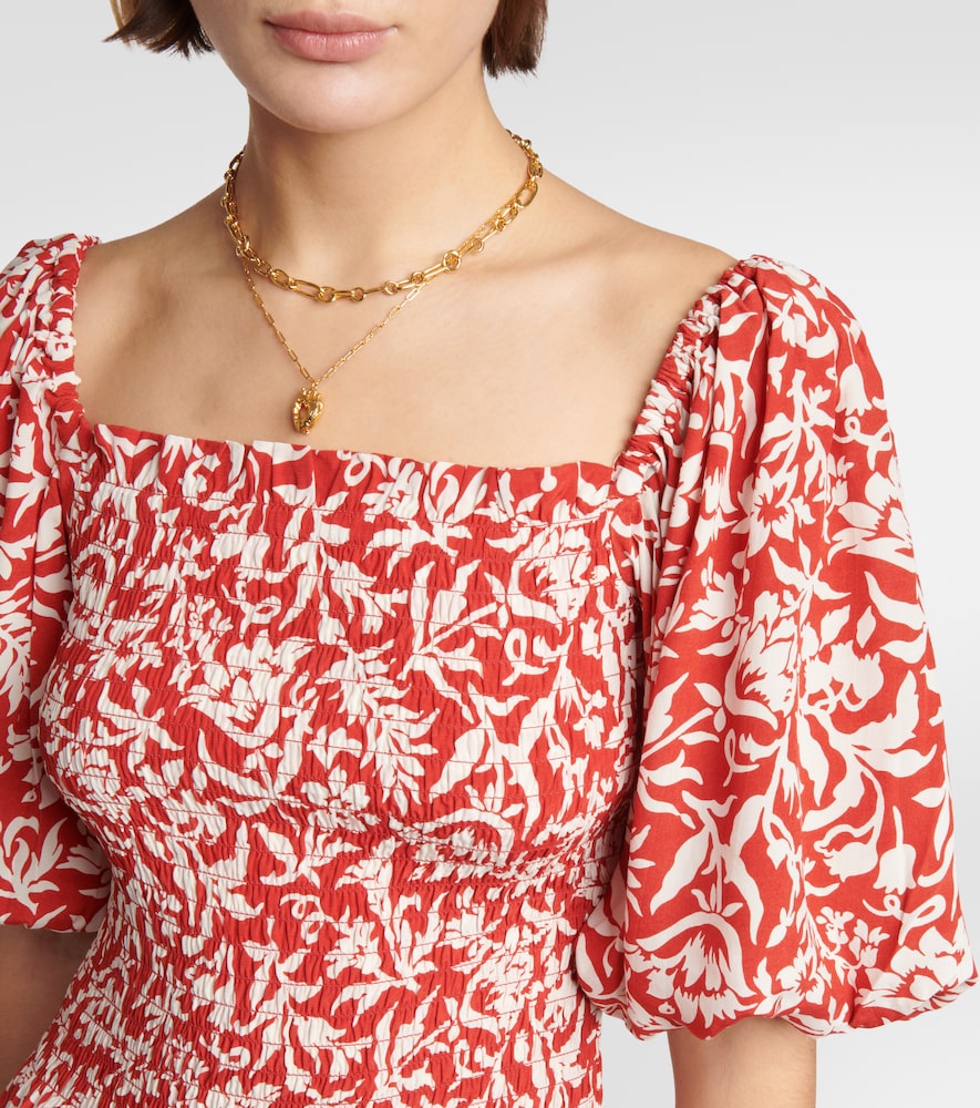 Polo Ralph Lauren Floral Shirred Crêpe Top