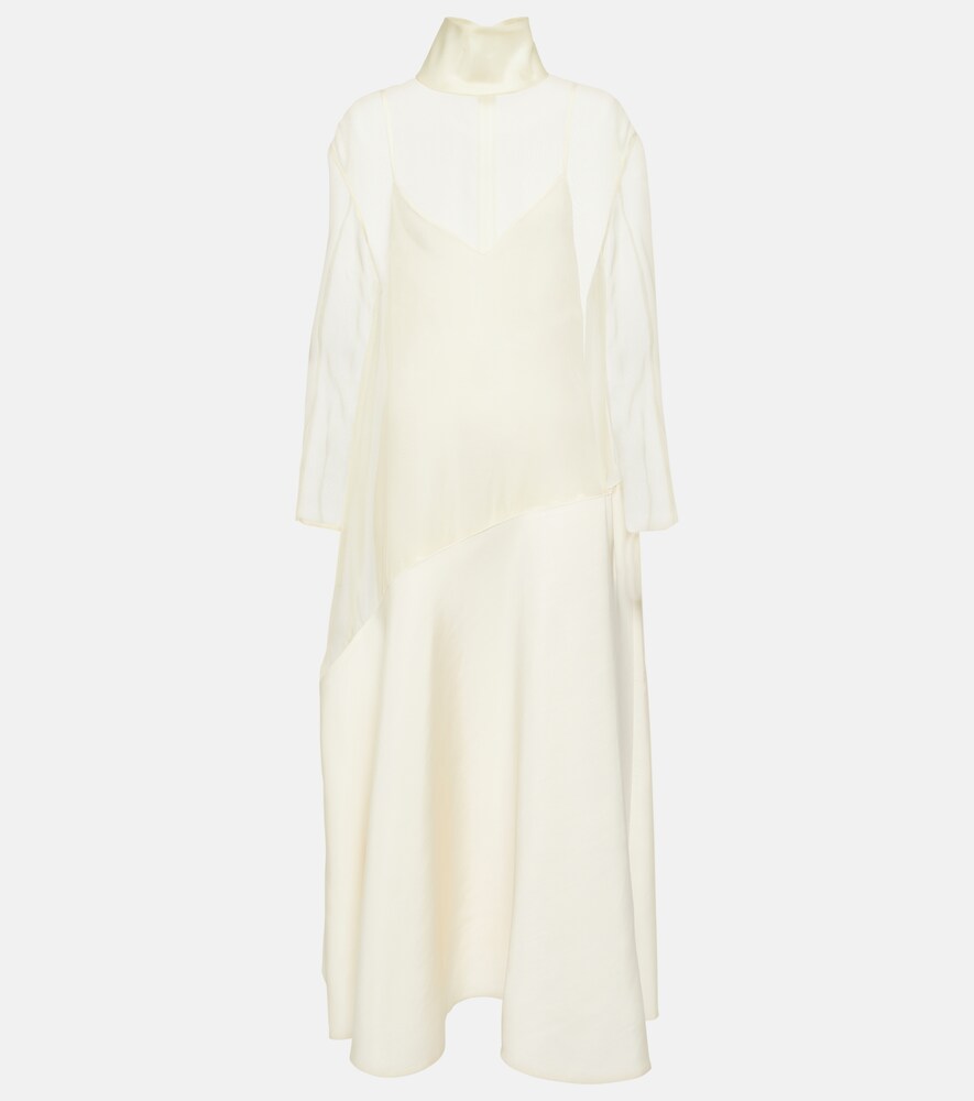Khaite Bellamy Dress In Ivory | ModeSens