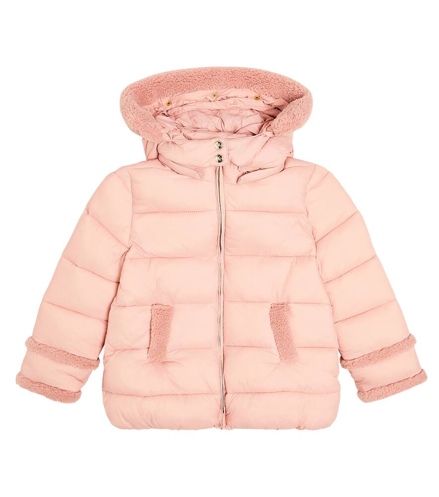 Tartine et Chocolat Faux fur-trimmed padded jacket