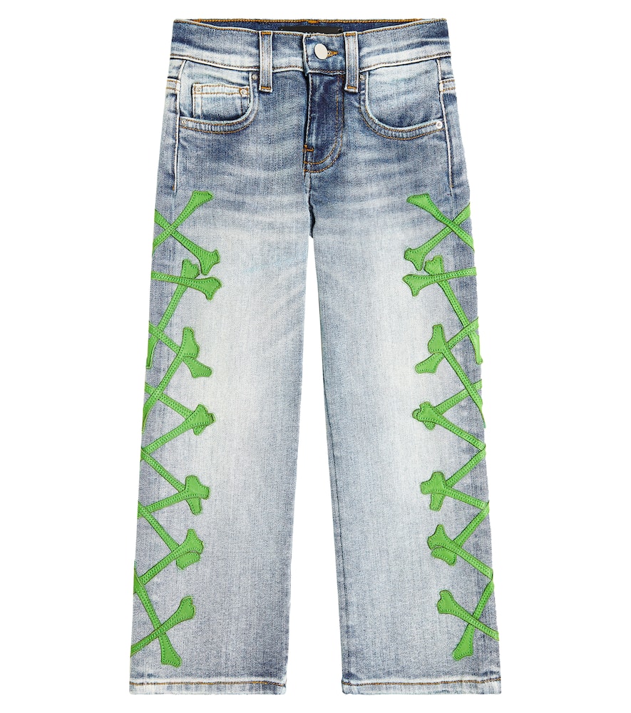 Amiri Kids Bones straight jeans
