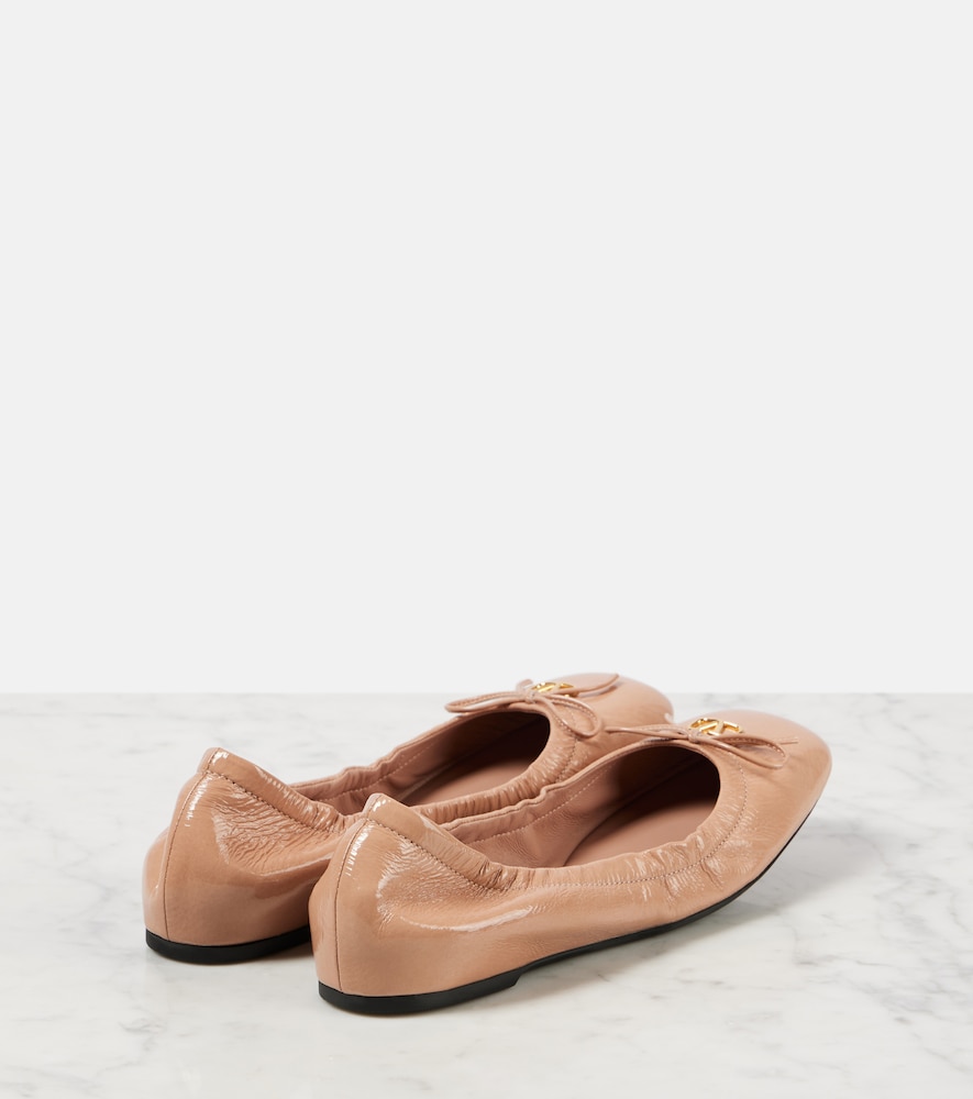  Valentino Garavani Valentino Garavani Ballerinas Vlogo Signature Aus Lackleder 