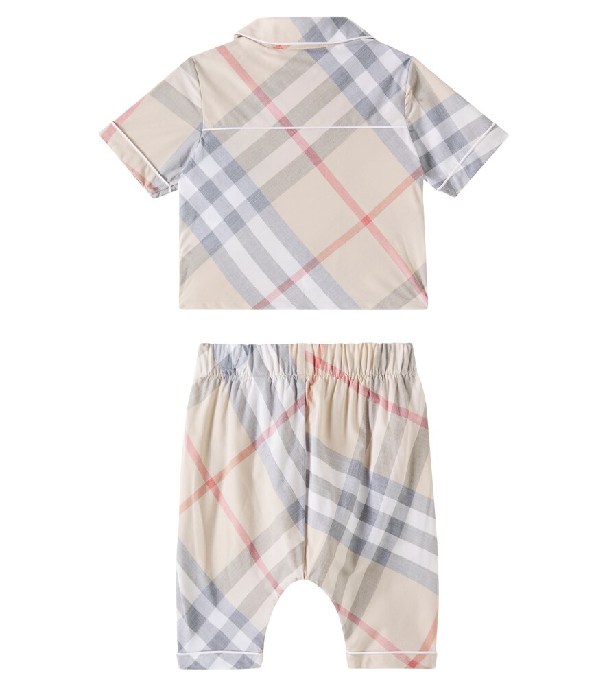  Burberry Kids Burberry Kids Baby Pyjama Burberry Check Aus Baumwolle 
