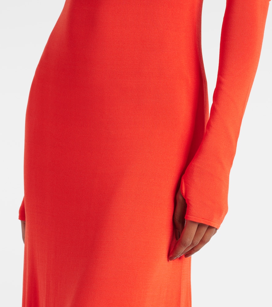 Sir Valejo Halter Dress In Orange