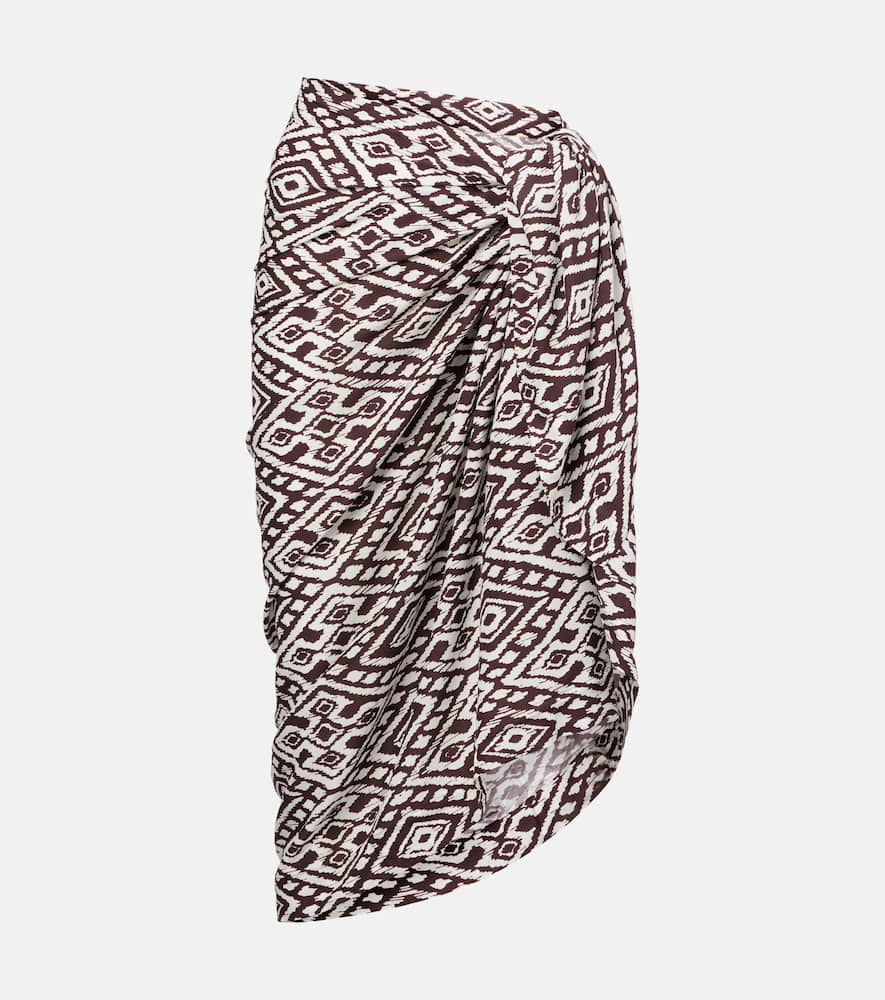 Melissa Odabash Pareo Printed Beach Cover-up In Multicoloured