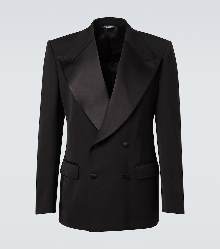 Dolce & Gabbana Wool and silk-blend tuxedo jacket