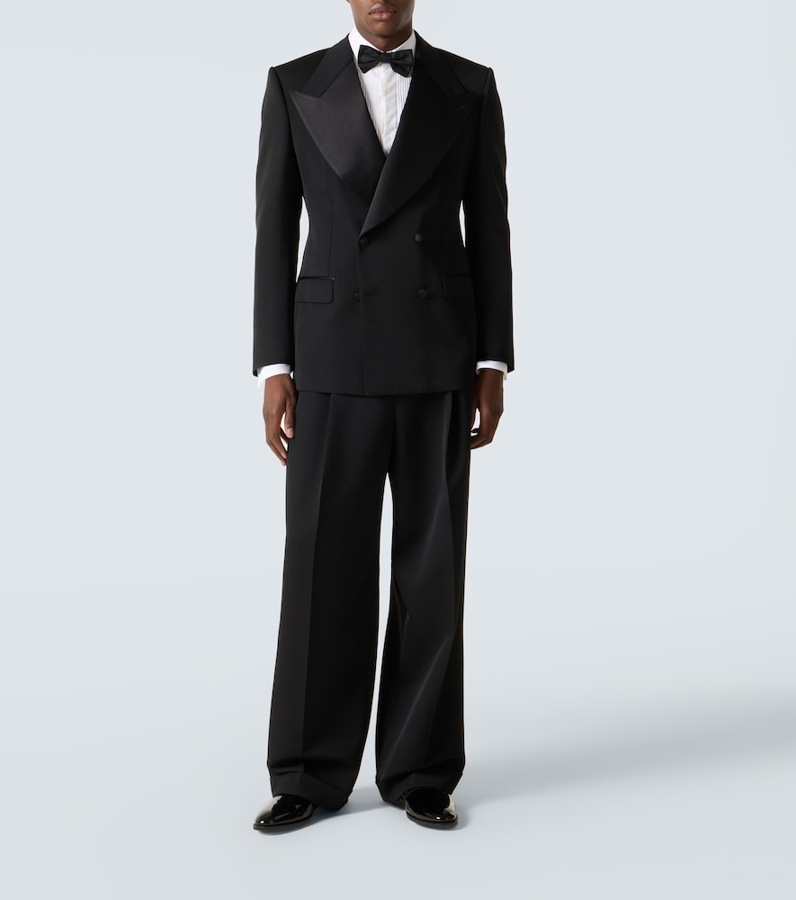  Dolce&gabbana Dolce&gabbana Wool And Silk-blend Tuxedo Jacket 