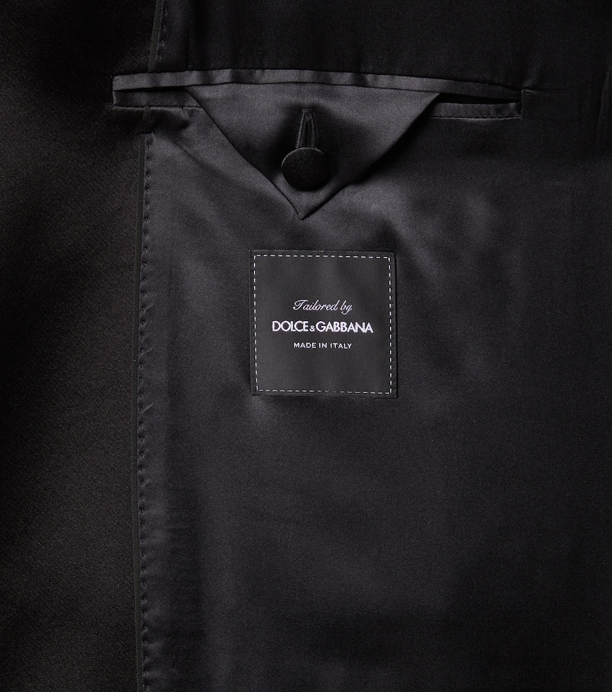  Dolce&gabbana Dolce&gabbana Wool And Silk-blend Tuxedo Jacket 