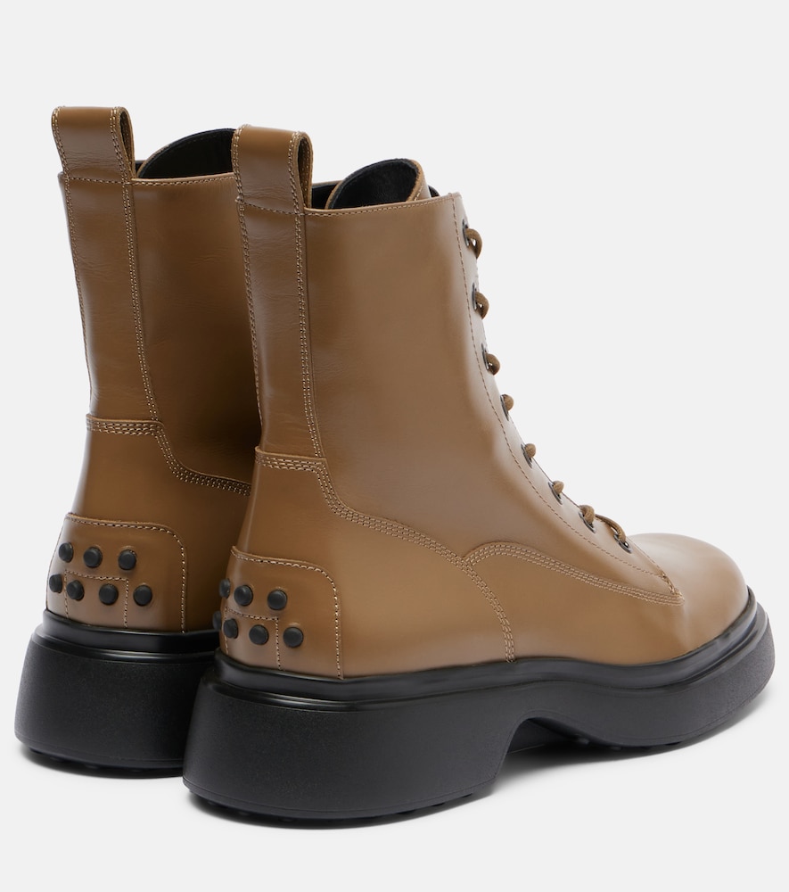 Leather Combat Boots