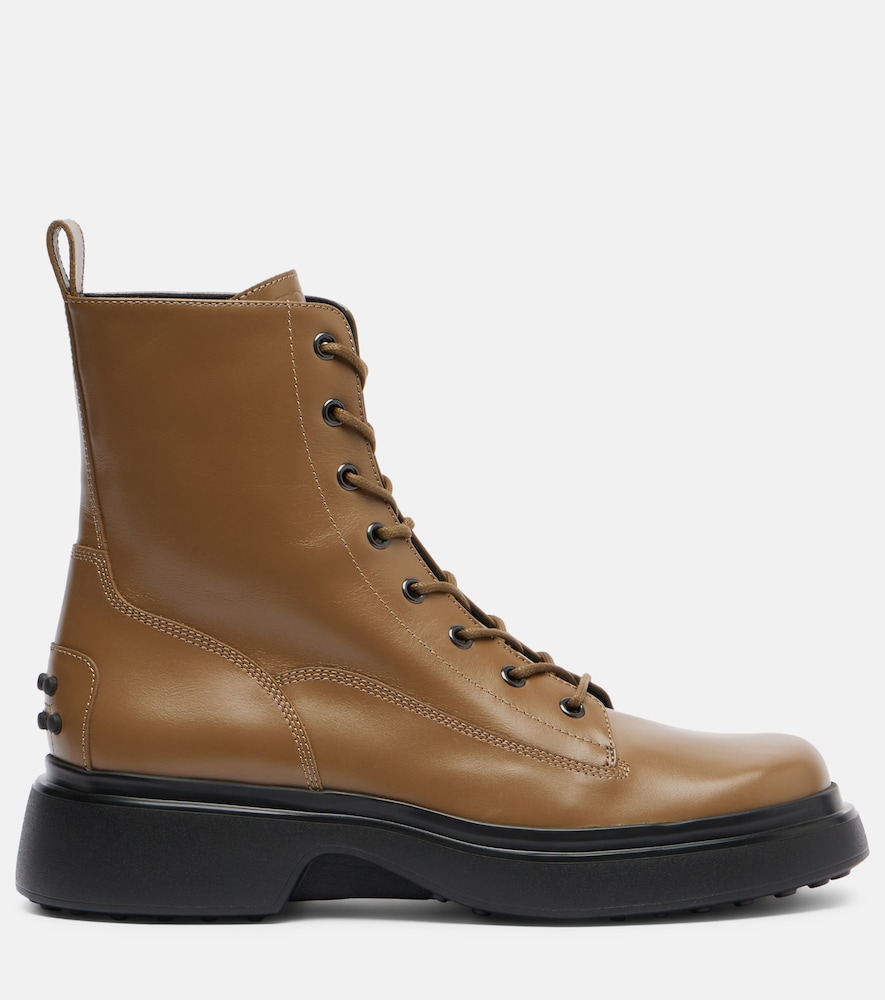 Leather Combat Boots