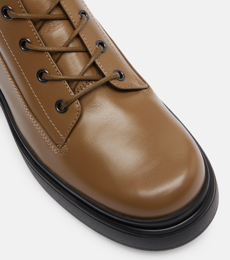 Leather Combat Boots