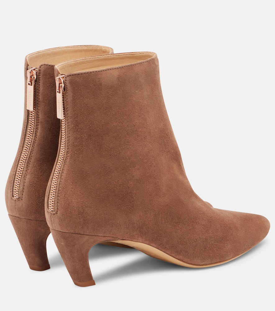 Gabriela Hearst Clayton Suede Ankle Boots In Multi