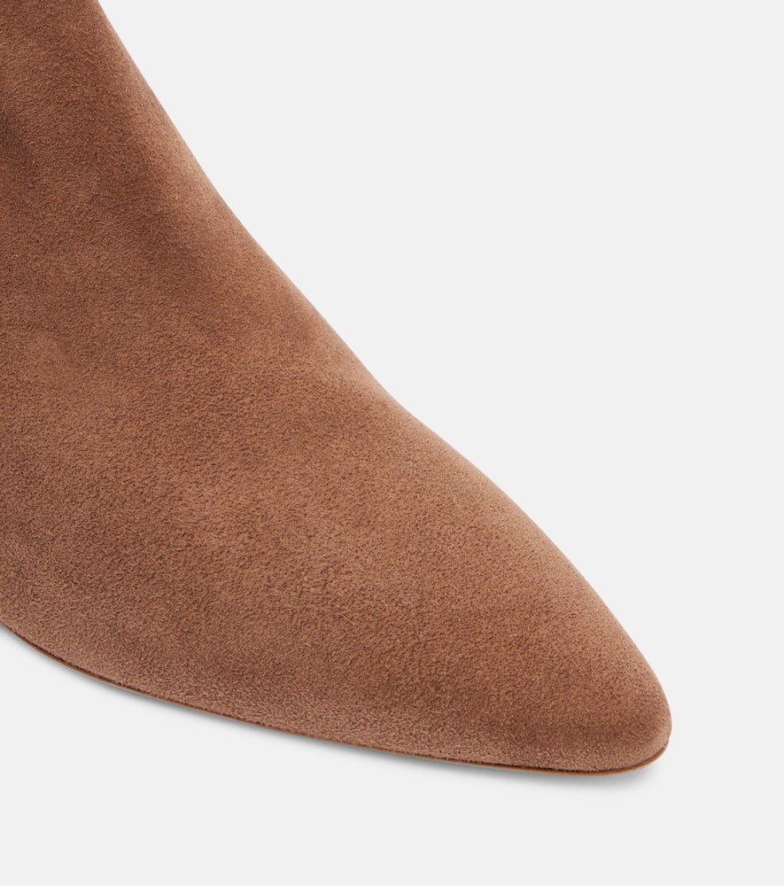 Gabriela Hearst Clayton Suede Ankle Boots In Multi