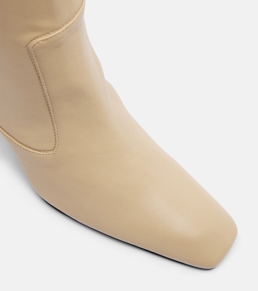 Totême Leather Over-the-knee Boots In Brown