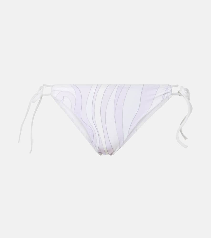 Pucci Marmo Bikini Bottoms In Purple