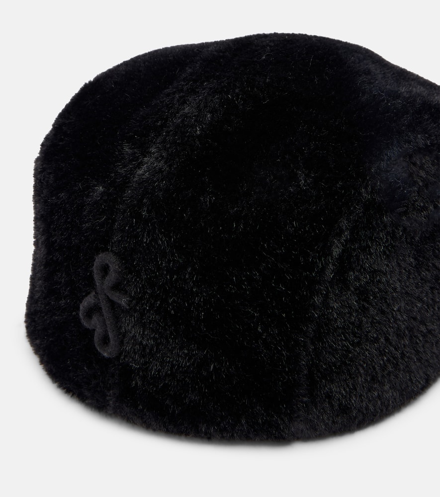 Ruslan Baginskiy Logo Flat Cap In Black