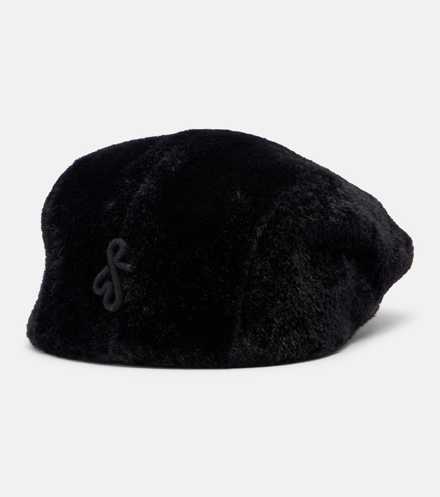 Ruslan Baginskiy Logo Flat Cap In Black