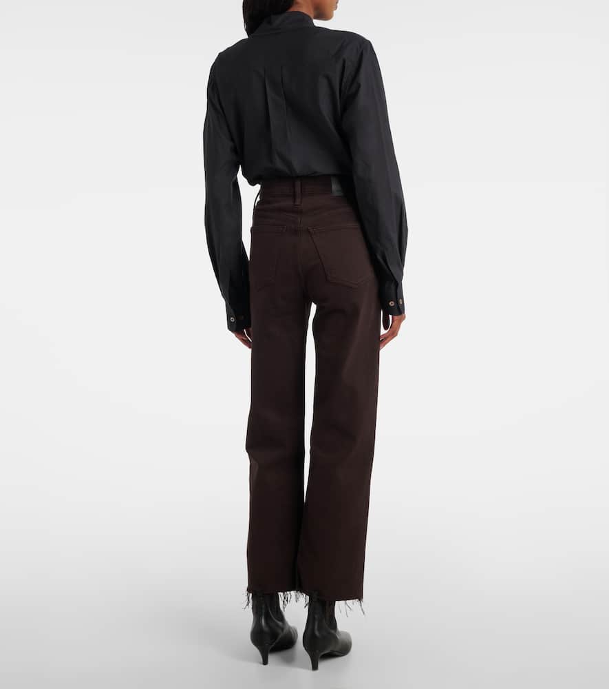 Citizen Of Humanity Palma High-rise Straight Jeans In Brown