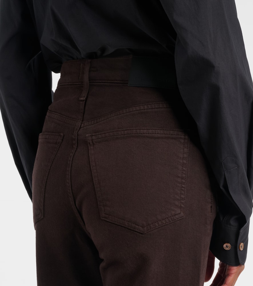 Citizen Of Humanity Palma High-rise Straight Jeans In Brown