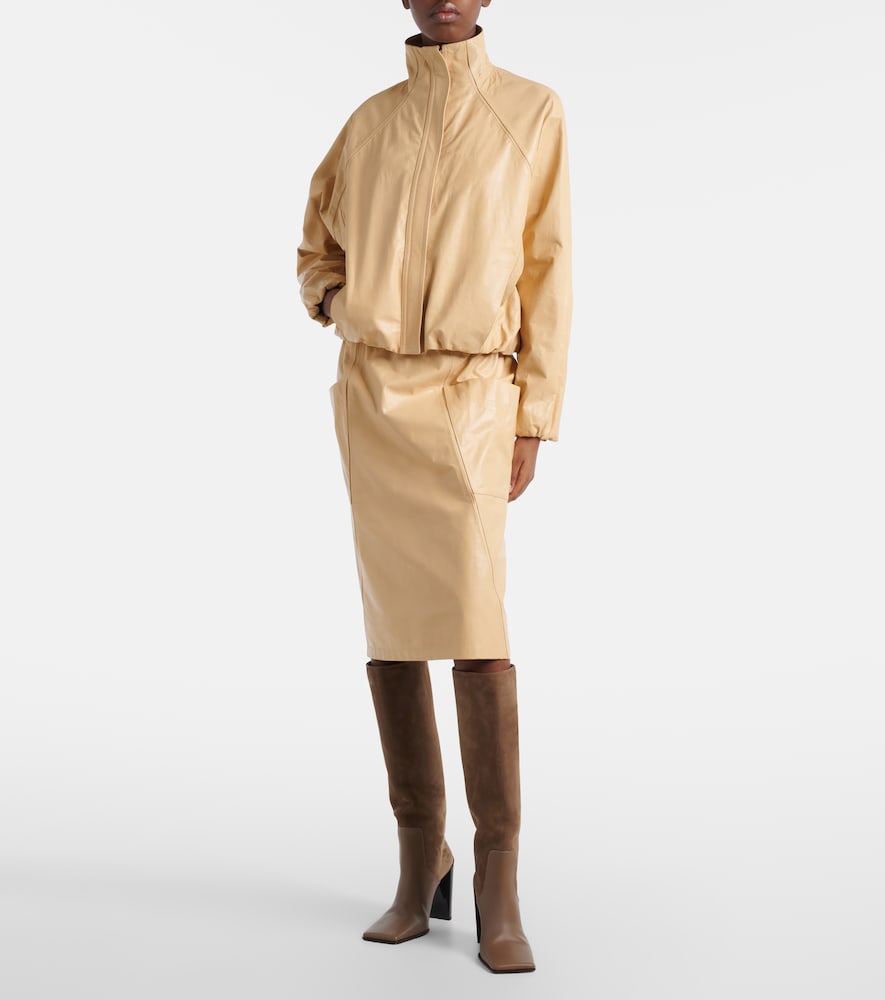  Alaia Alaïa Bleistiftrock Aus Leder 