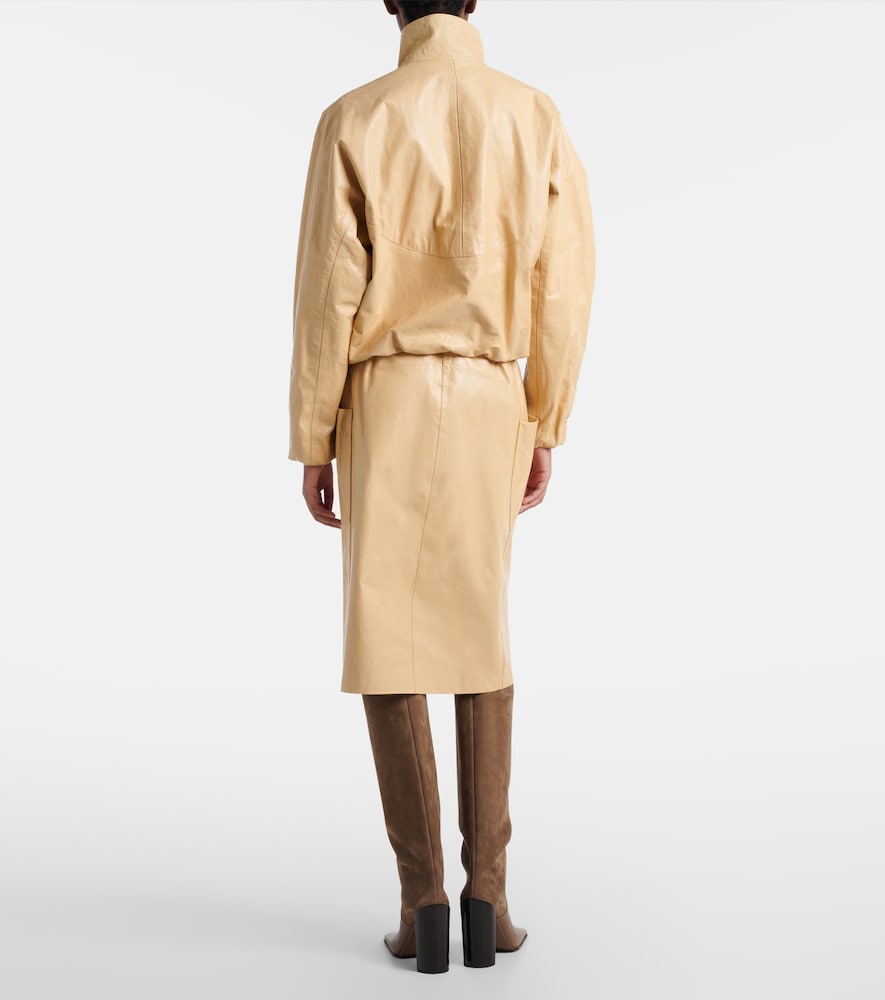  Alaia Alaïa Bleistiftrock Aus Leder 