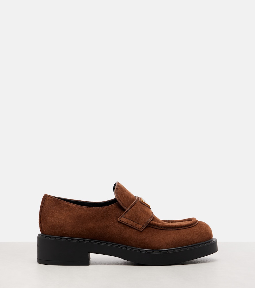  Prada Prada Mocasines Chocolate De Ante 