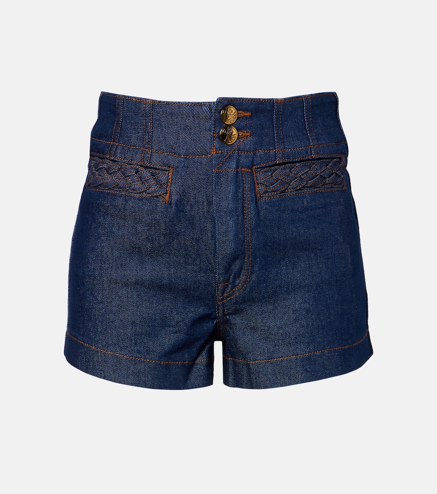 Zimmermann Awaken high-rise denim shorts